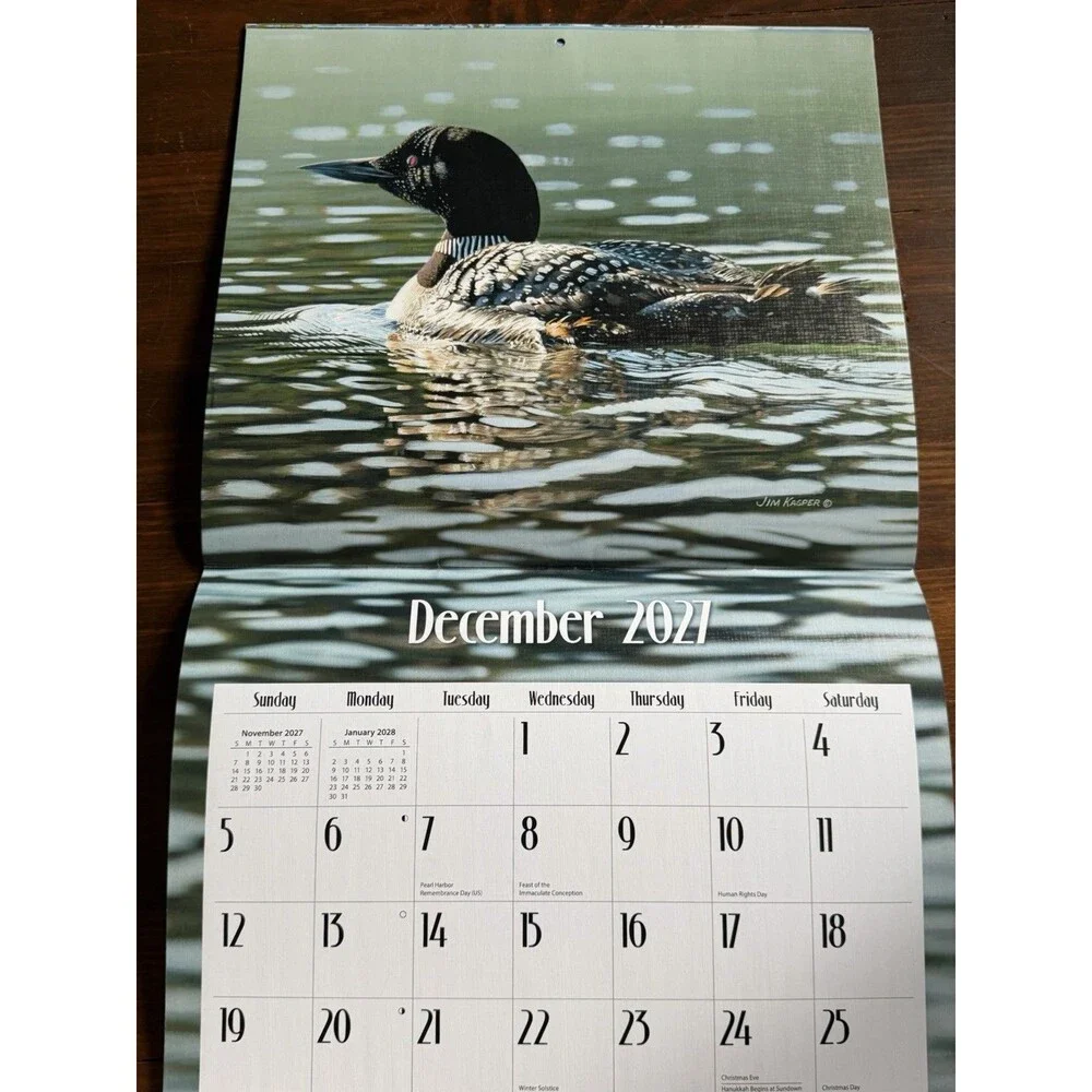 Lang Brands, Loons on the Lake 2027 Wall Calendar by Jim Kasper